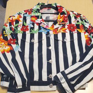 Vintage Mondi Short Jeans-Style Jacket, Bold Design